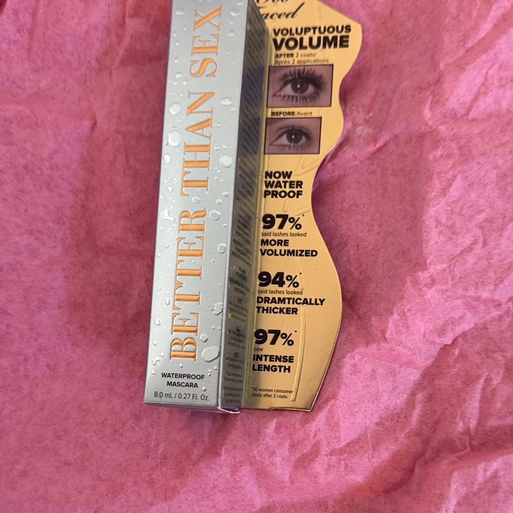 Too Faced Better Than Sex Waterproof Mascara - Silver and Gold